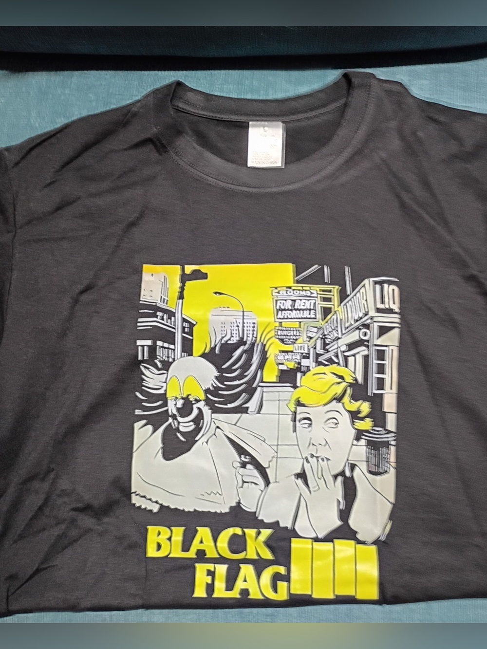 Black Flag Graphic Tee - Men’s Black Shirt